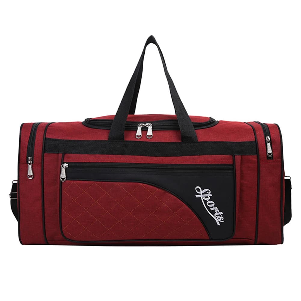 Sac de sport Oxford séparation sec/humide grande capacité, sac yoga étanche multifonction pour voyage et natation