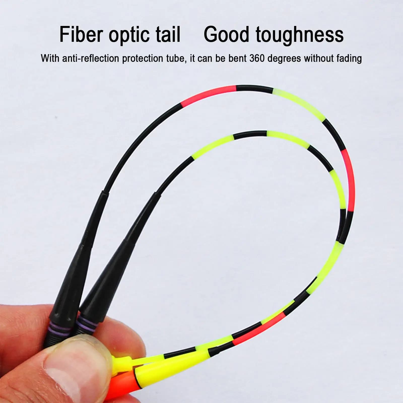 Flotteur lumineux LED pour pêche de nuit, flotteur électronique à induction gravitationnelle avec antenne fibre DIY