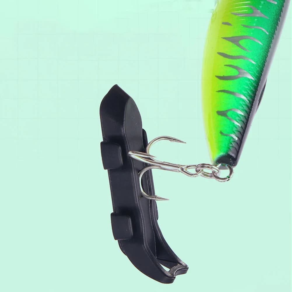 Porte-leurres magnétique pour canne à pêche : support d'hameçons portable et fixe pour leurres et appâts