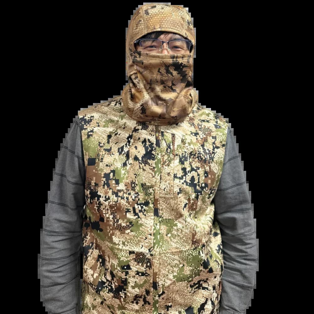 Masque hiver chaud coupe-vent imperméable film EPTFE camouflage pour pêche chasse tête complète