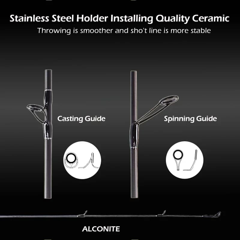 Canne casting Mavllos Resolute Light BFS carbone Toray 30T pour leurres 0.8-7g pêche précise