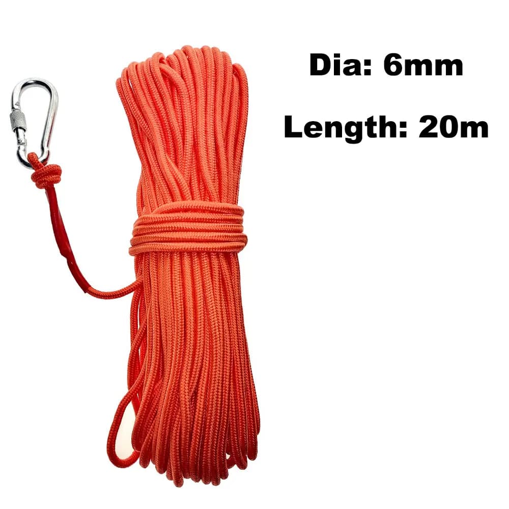 Ligne de sauvetage flottante 20-30m pour canoë kayak et bateau pêche - Sac étanche de sécurité nautique