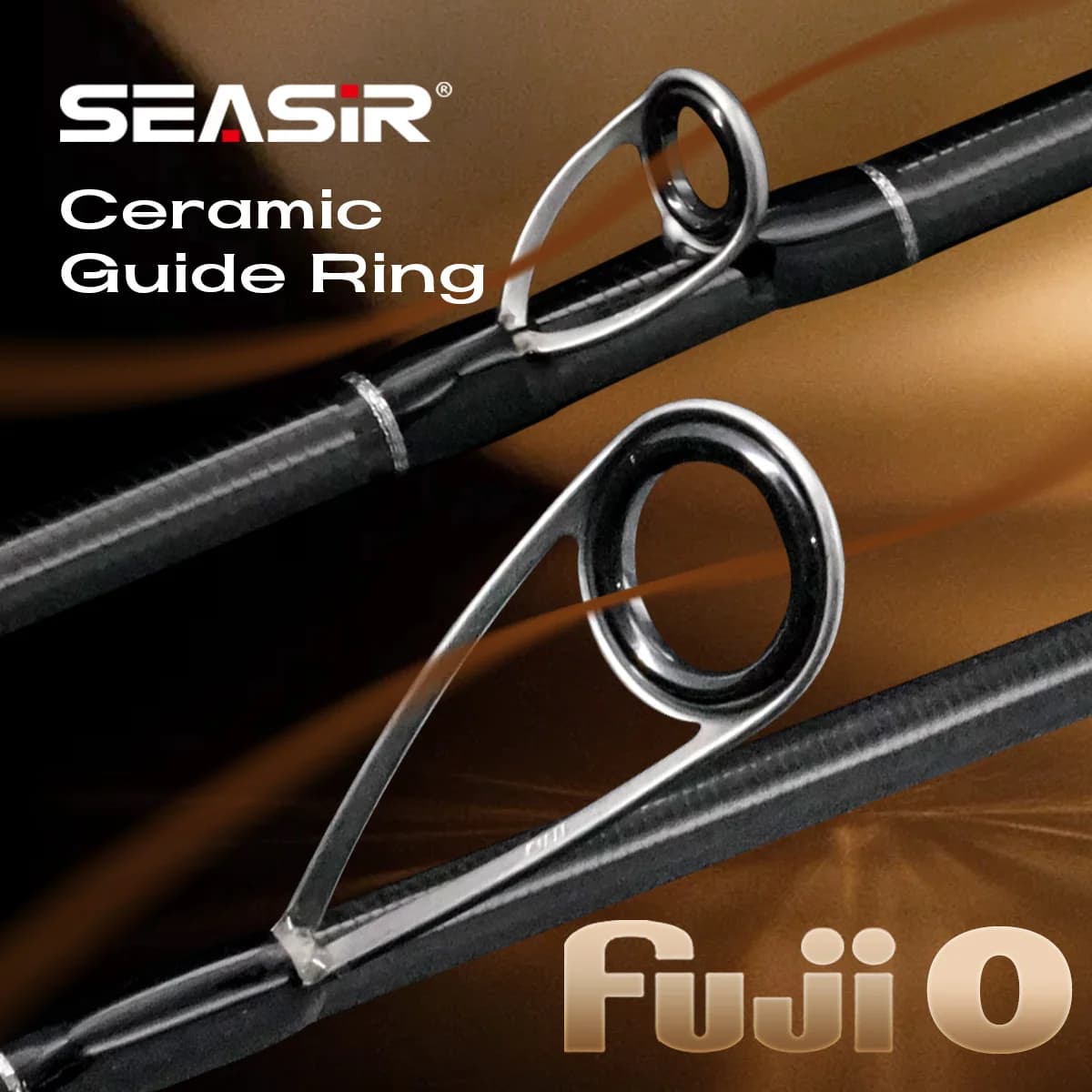 Canne travel 4 brins SEASIR Salminus XF 1.83m FUJI O rings 7-9kg pour pêche lourde nomade polyvalente