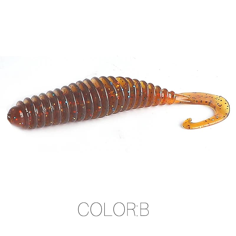 Leurre souple Tanan-Tail 50mm et 65mm pour la pêche de la perche, du bar et de la carpe
