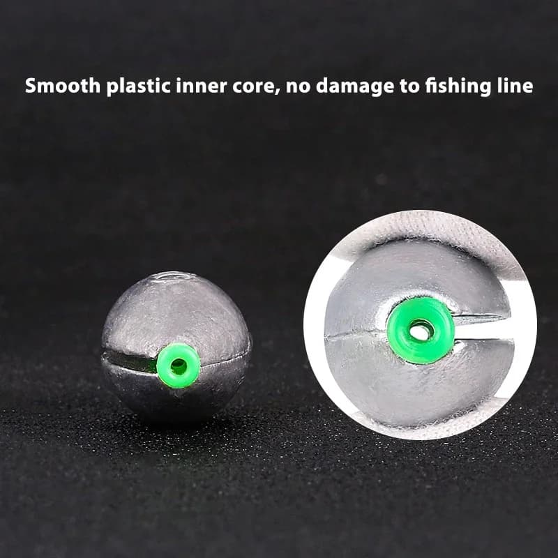 Poids ligne olive plombés 2g à 30g pour la pêche de la carpe, 20 plombs à noyau plastique