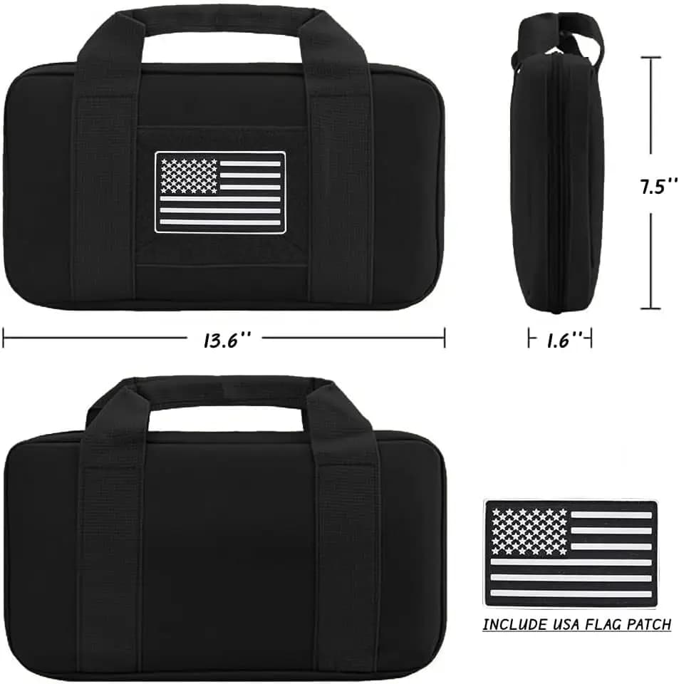 Pochette tactique pour pistolet et équipement - Protection transport pêche et chasse discret