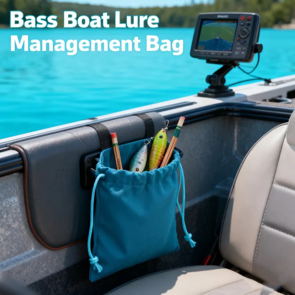 Sac de protection portable pour moulinets de pêche avec cordon de serrage - Étui de rangement pour accessoires