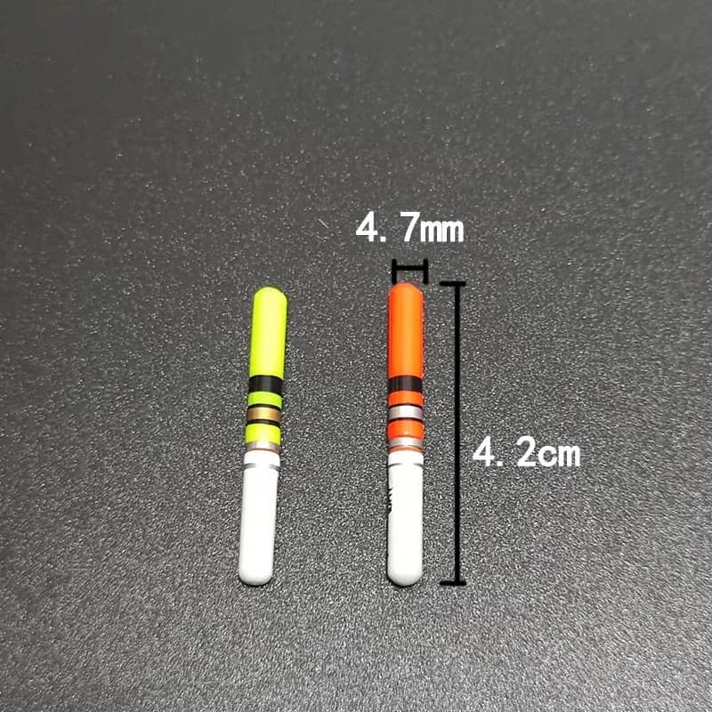 5 bâtons lumineux LED rechargeables étanches pour la pêche de nuit, avec chargeur et flotteur