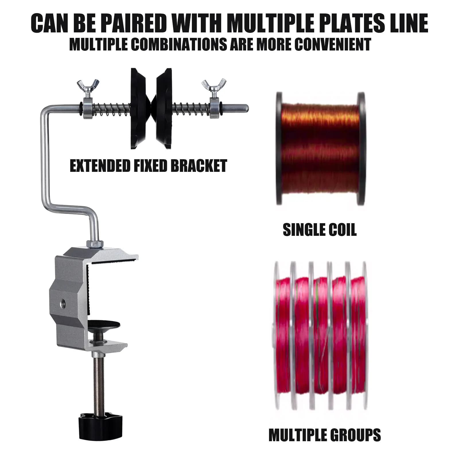 Enrouleur de ligne portable pour moulinets casting et spinning - machine à bobiner fil pêche