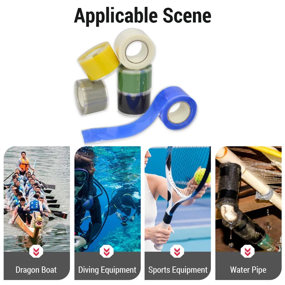 Ruban de prise silicone antidérapant pour pagaie de kayak - grip confortable pour pêche
