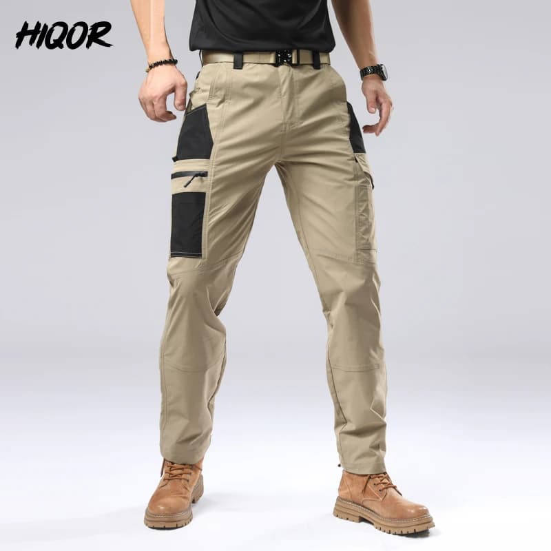 Pantalon cargo baggy été pêche randonnée travail hommes outdoor américain confortable