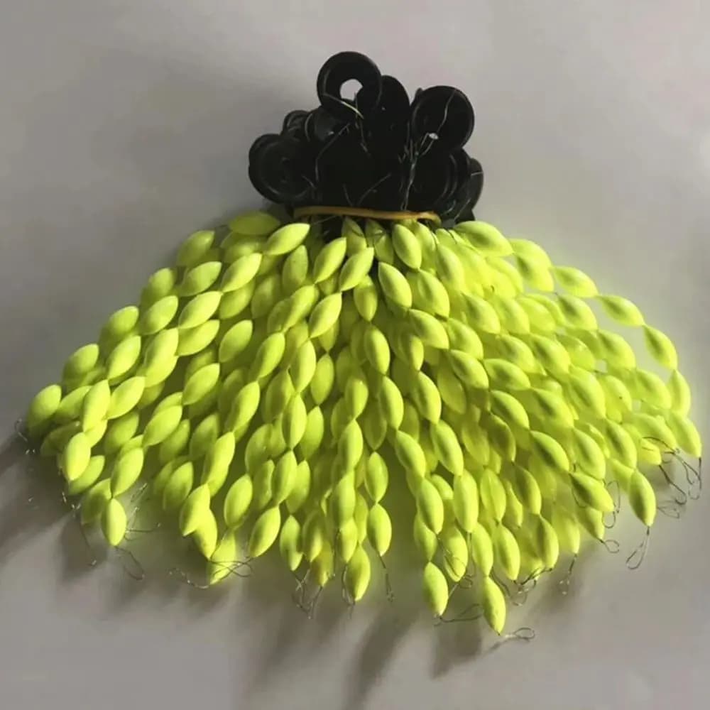 Flotteur coulissant EVA oval ressort pêche crappie silure perche dorée poisson-chat