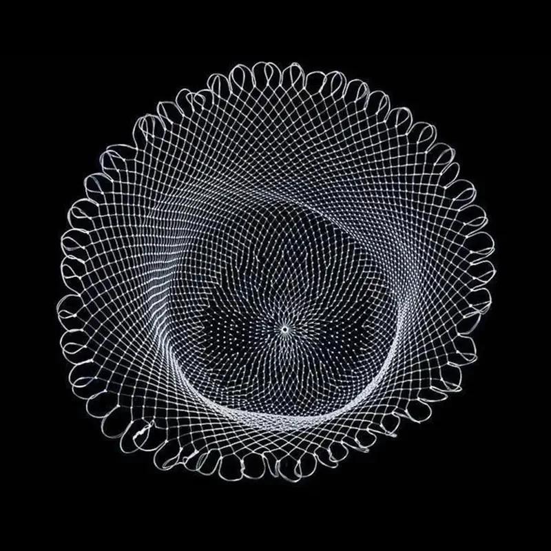 Filet de pêche double ligne tressé 40-80cm pour truite et perche - Maille résistante pour prise en douceur