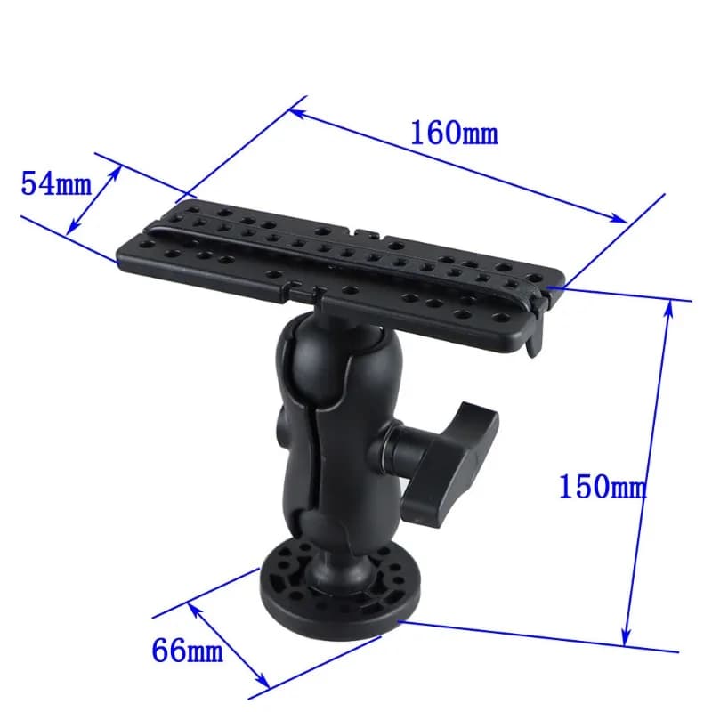 Support rotatif 360° pour sondeur de pêche - Monture universelle pour GPS et électronique marine