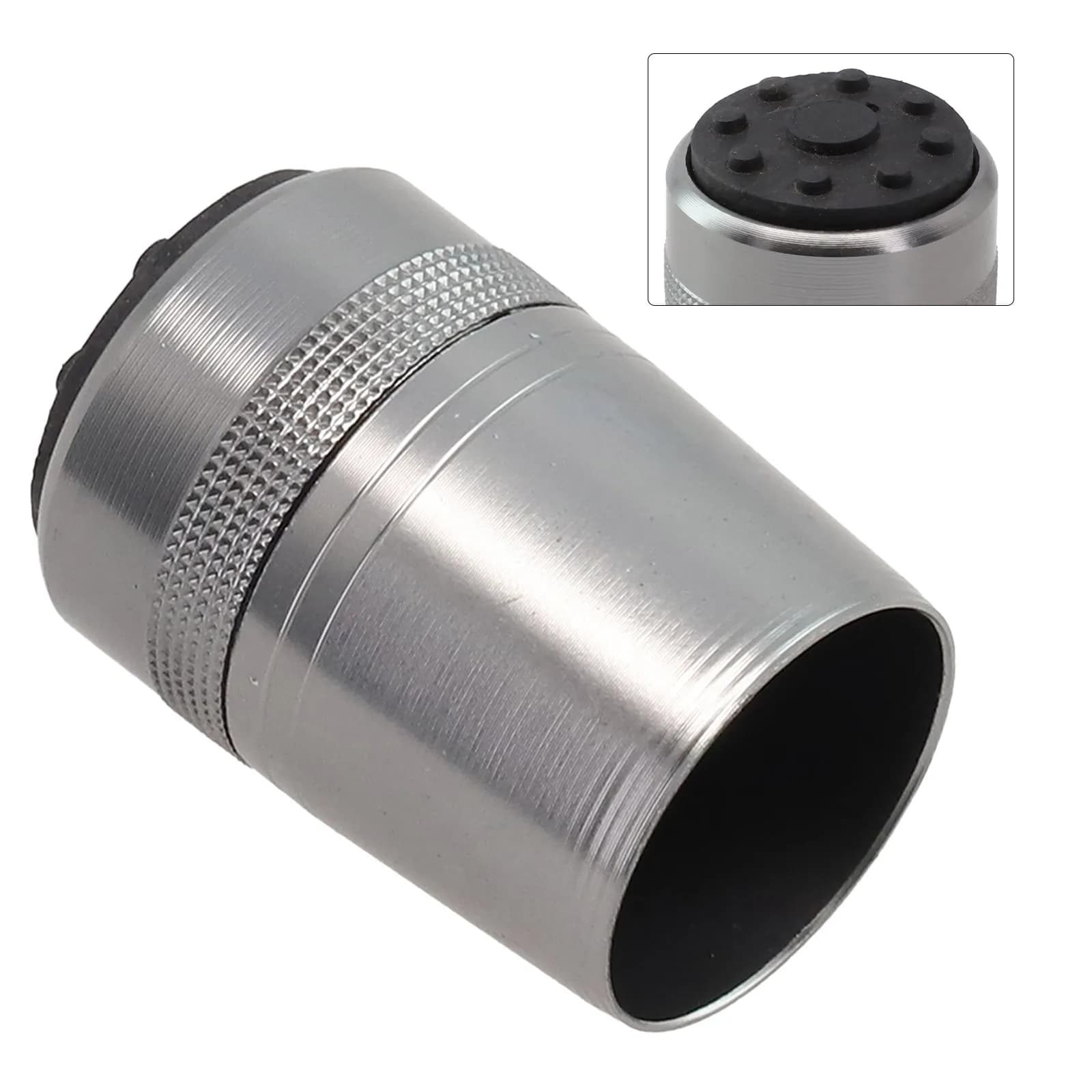 Bouchon de talon métal+caoutchouc 20-30.5mm pour canne à pêche - Protège l'extrémité de votre matériel