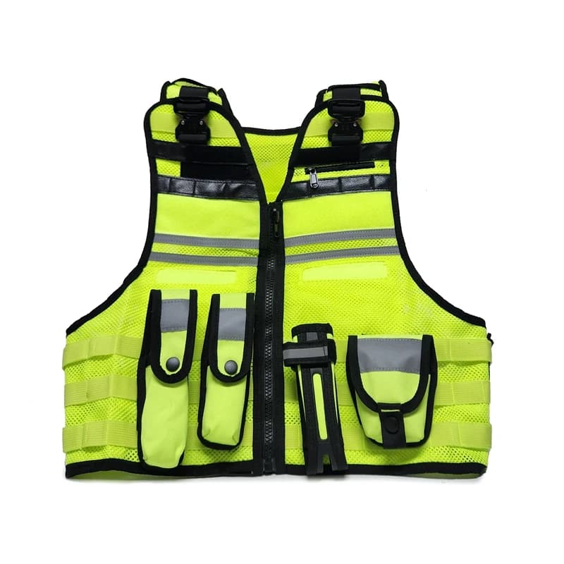Gilet tactique Quick Detachable Mesh MOLLE respirant multifonction pour pêche et devoir