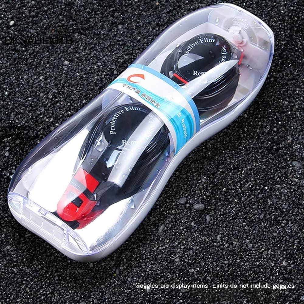 Boîtier étui transparent lunettes natation - rotatif léger avec système de drainage portable