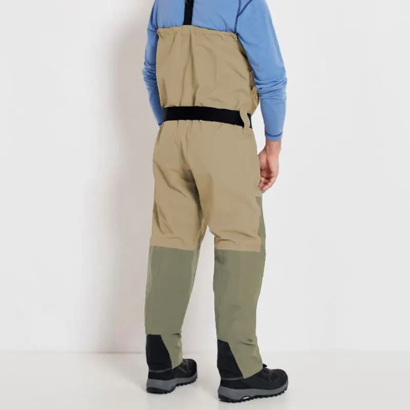 Waders convertibles respirants pour pêche à la mouche - Pantalon de pêche léger avec fermeture éclair pour hommes