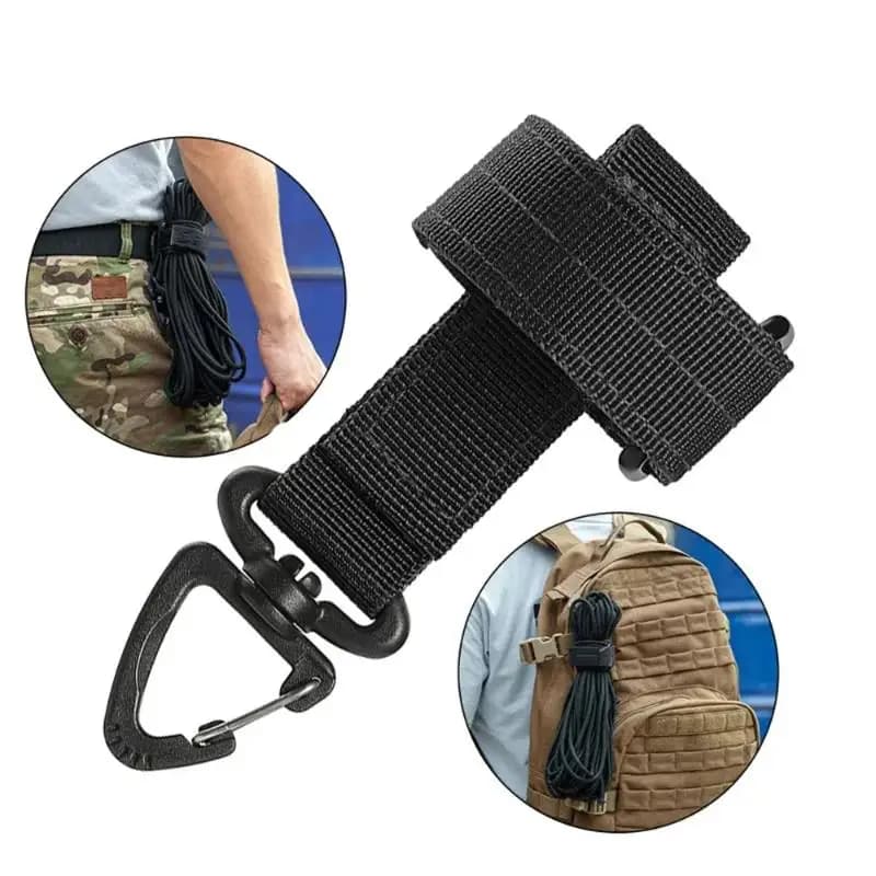 Gants tactiques multi-usages avec crochet réglable pour pêche randonnée camping accrochage équipement