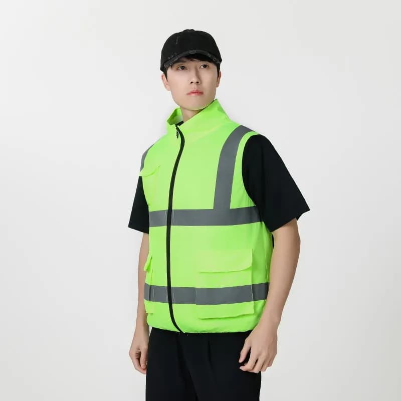 Veste de travail ventilée pour chantier anti coup de chaleur été vêtement professionnel fraîcheur