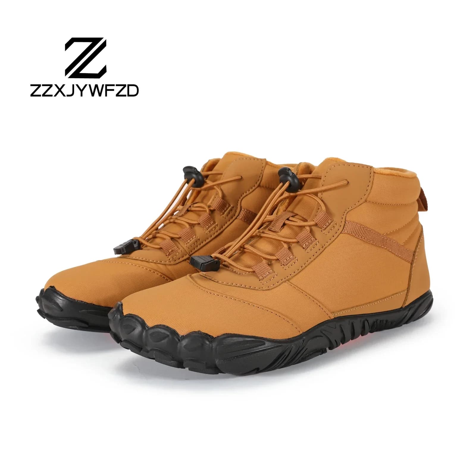 Bottes d'hiver pêche homme femme imperméables avec fourrure antidérapantes pour pêche hivernale