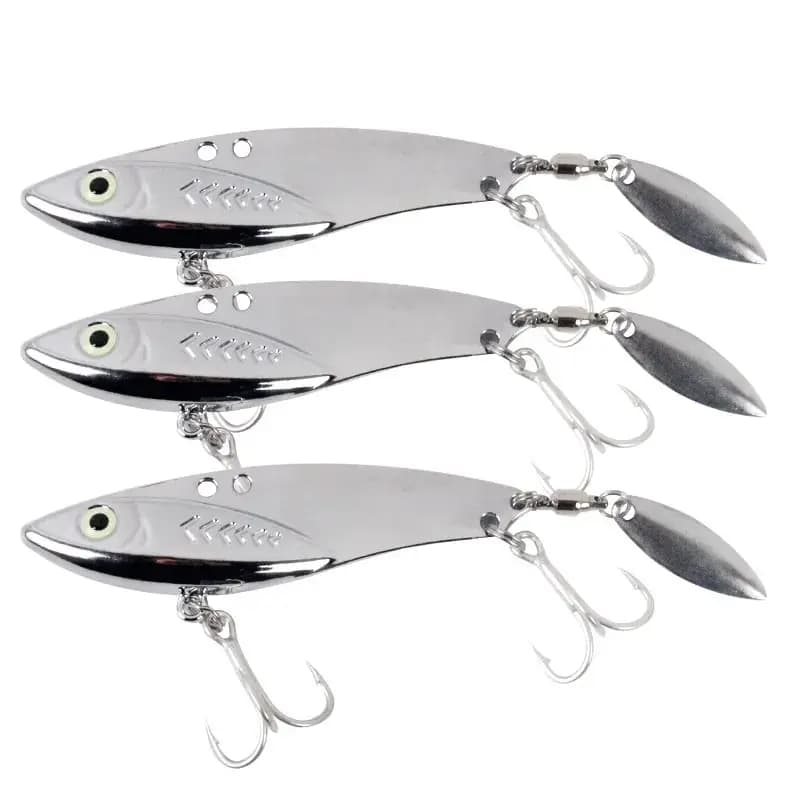 Leurre métal VIB zinc 5g à 30g pour pêche longue distance en eau douce et mer