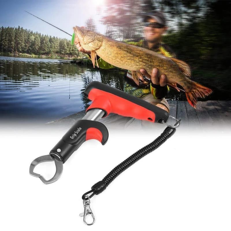 Pince à peser télescopique pour poisson digitale LED 25kg portable avec grip et balance intégrée
