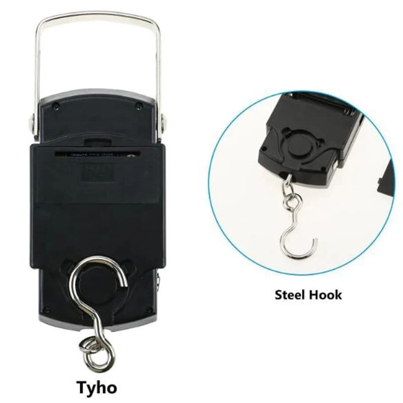 Mini balance multifonction 50kg/10g électronique portable avec règle - Outil pêche et voyage numérique compact