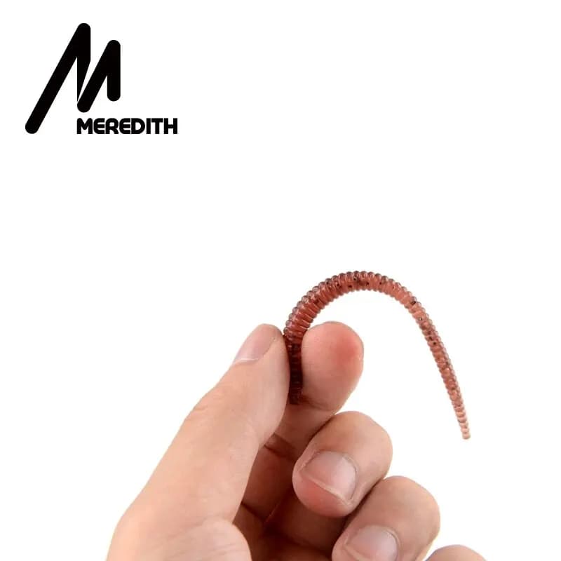 Leurres souples MEREDITH 60mm 80mm à descente lente - vers artificiels pour truite et pêche en mer