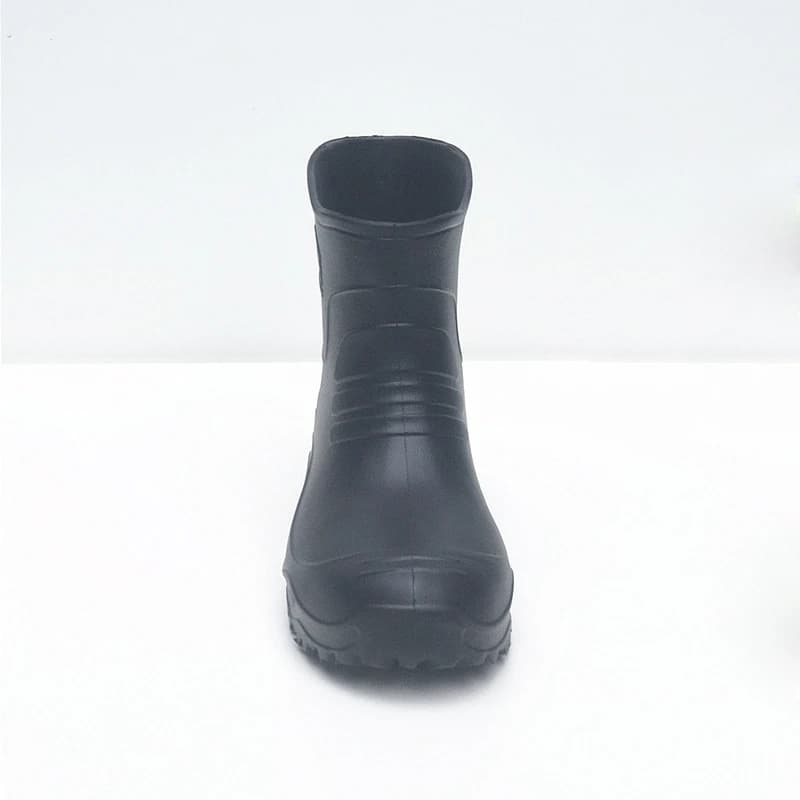 Bottes de pêche homme EVA légères noires - Bottes lavables imperméables confortables
