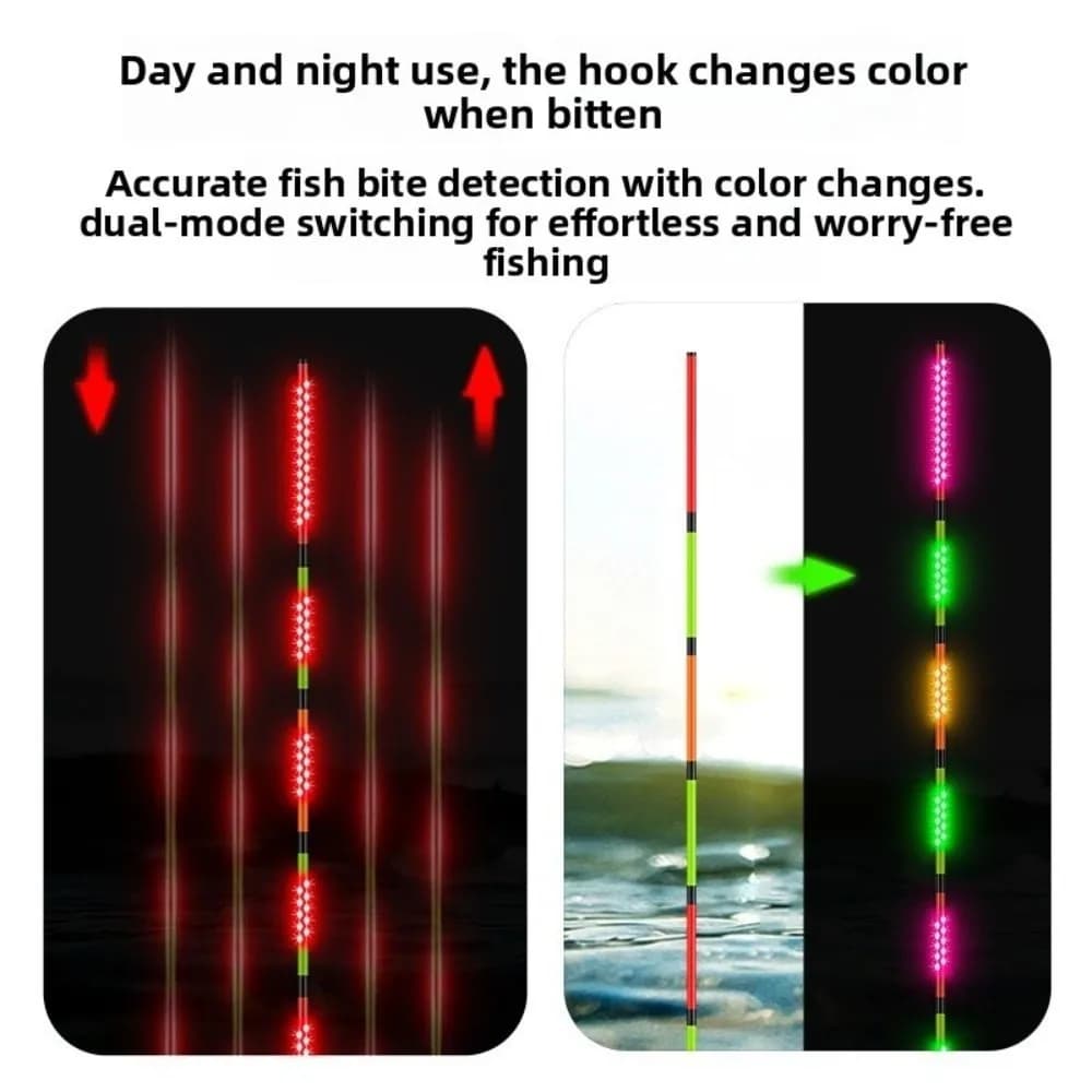 Flotteur intelligent LED ultra lumineux - technologie électronique sensible pour pêche précise