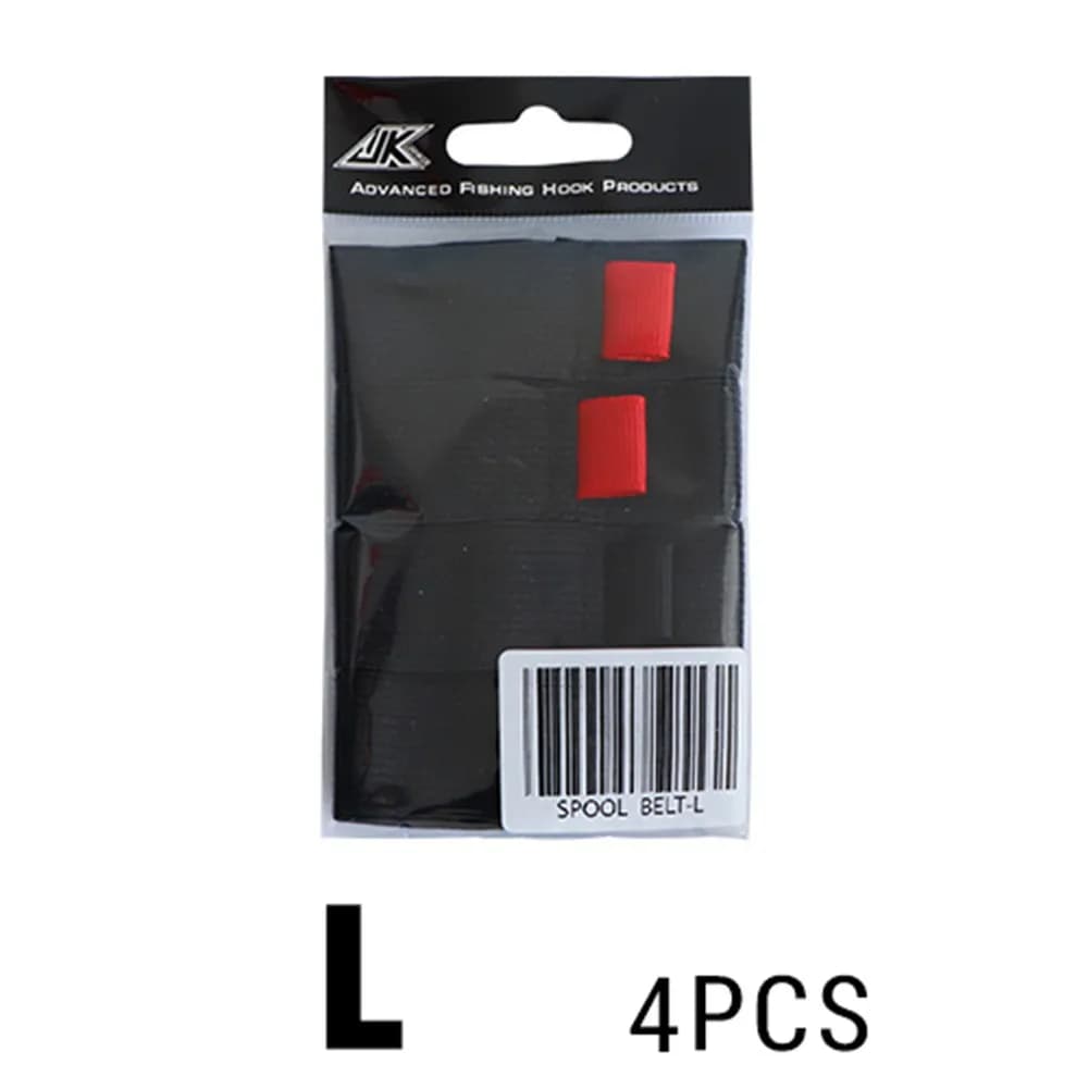 Lot 4 ceintures élastiques de protection pour bobines de moulinet accessoires pêche