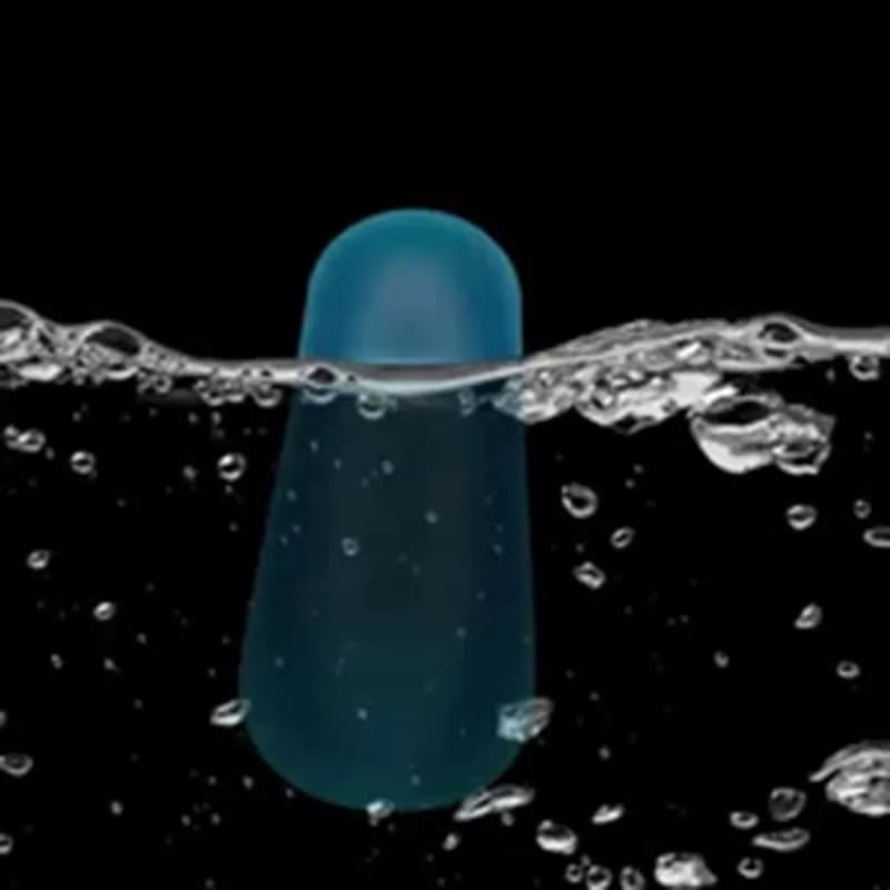 100 pièces de bouchons ovales en caoutchouc bleu pour pêche à la carpe et pêche à