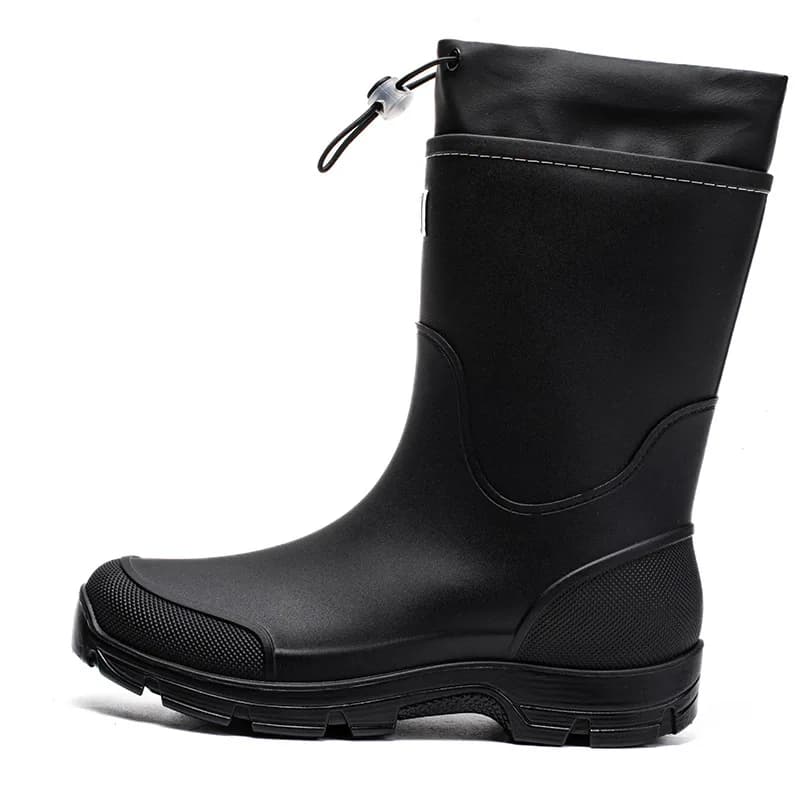Bottes pluie unisex pêche outdoor semelle épaisse antidérapante lavage voiture cuisine
