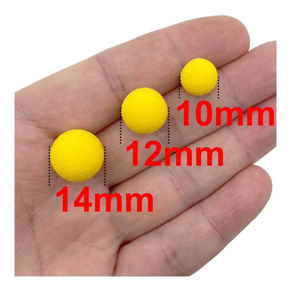 Bouillettes flottantes EVA 10 pièces multi-saveurs - Appâts pêche carpe ligne principale flottants
