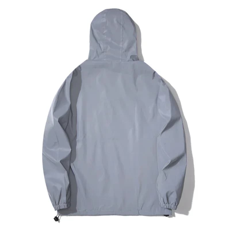 Veste de pêche réfléchissante pour couple - Veste polyester lumineuse pêche nocturne sécurité