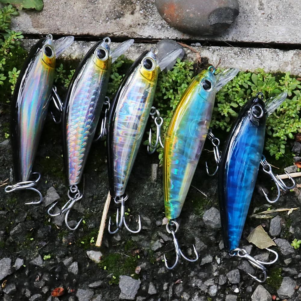 Leurre Sinking Minnow 11g 7cm Popper Pesca Swimbait pour pêche à la carpe et carnassiers