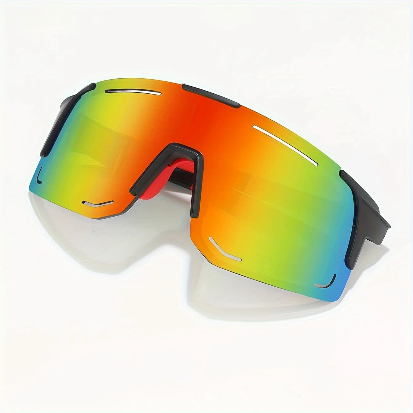 Lunettes de sport enveloppantes pêche cyclisme ski grand format protection UV400 unisexe