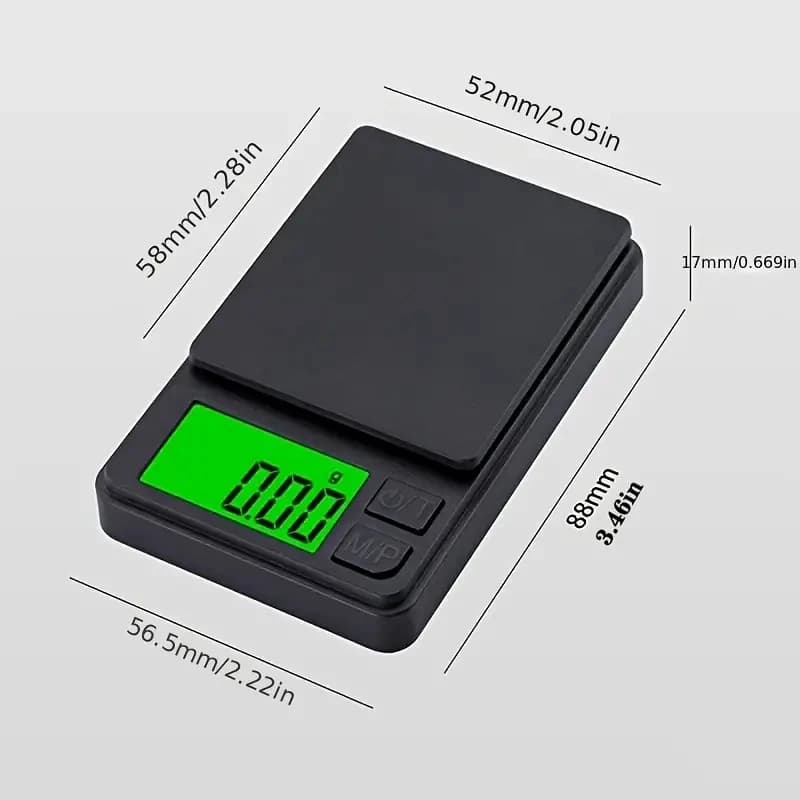 Balance électronique de poche 100/500g 0.01g précision pour appâts et petits accessoires de pêche
