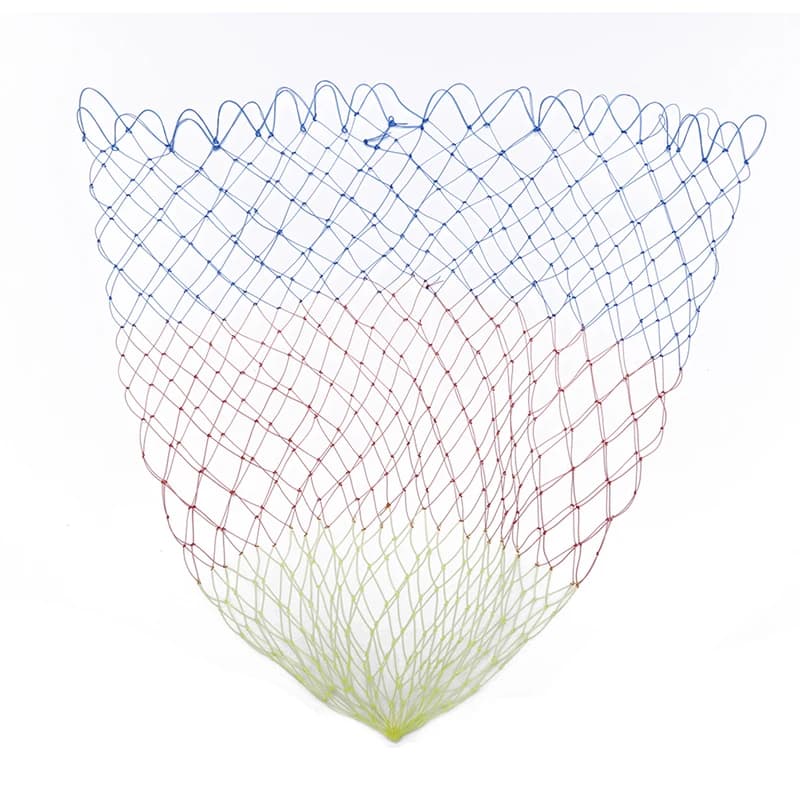 Filet à épuisette en nylon pliable à mailles losanges 5 tailles différentes pour pêche précise