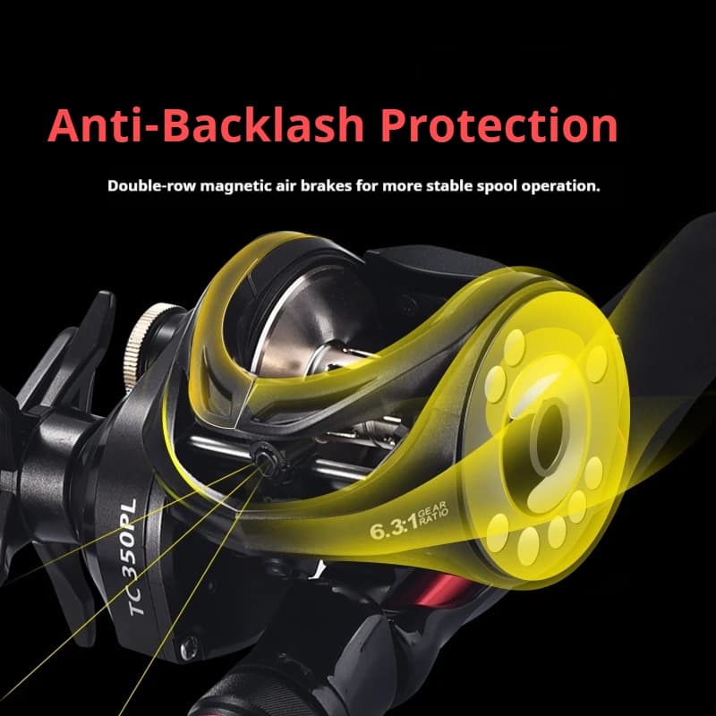 Moulinet baitcasting mer Lizard grande capacité métal pour pêche au leurre surfcasting offshore