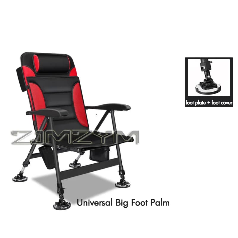 Chaise de pêche réglable multi-positions - Siège pliant européen inclinable pour pêche confortable
