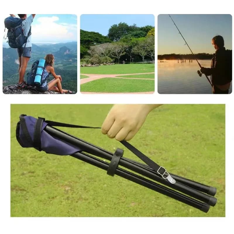 Tabouret triangulaire pliant multifonction - Siège portable pêche camping randonnée extérieur