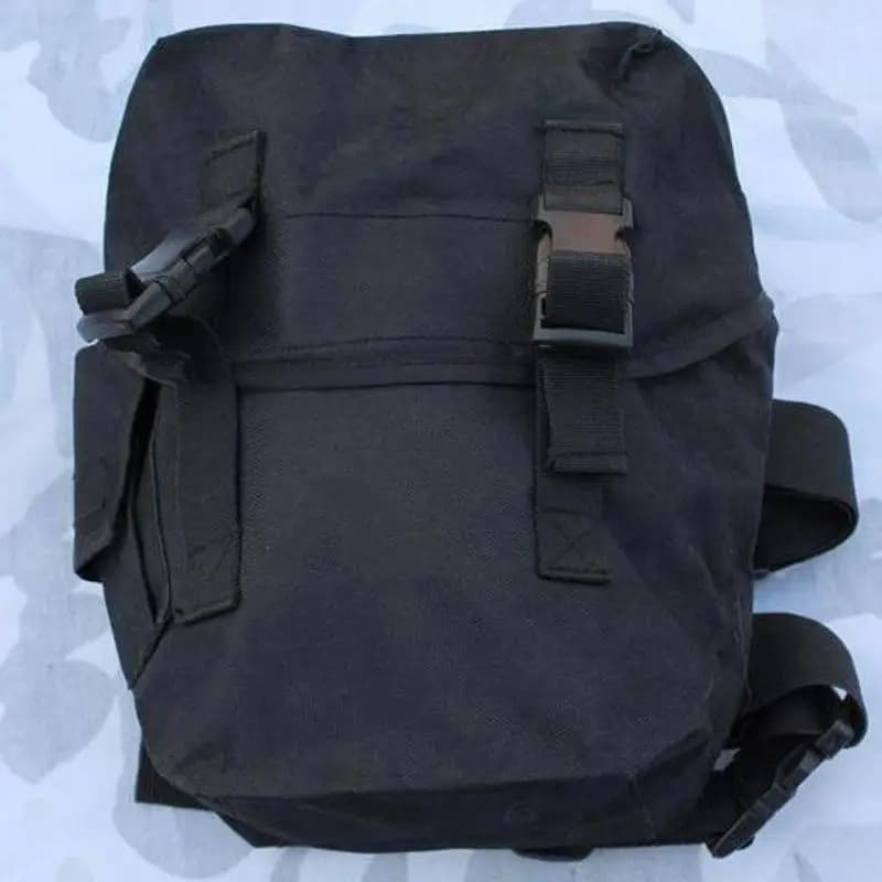 Sac jambe polyvalent pêche vert noir - Rangement masque gaz et accessoires pêche mobile