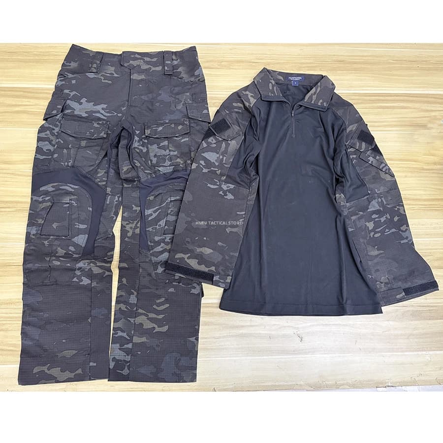 Combinaison Gen3 Frog Suit camouflage nuit - Tenue tactique complète pêche nocturne multi-terrains
