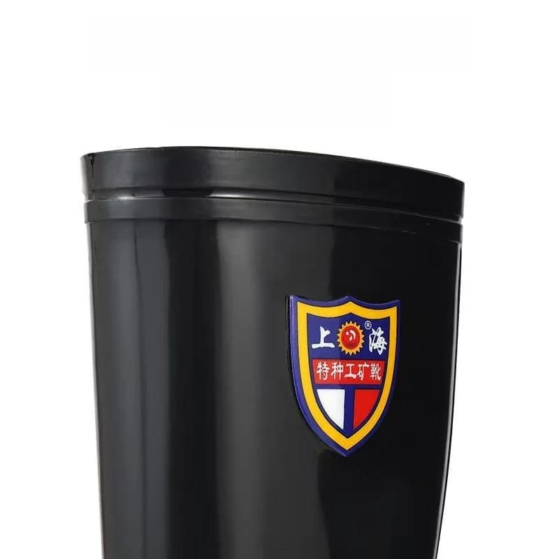 Bottes de pêche unisexes hautes PVC - Nouveau style pour patrouille et contrôle des crues