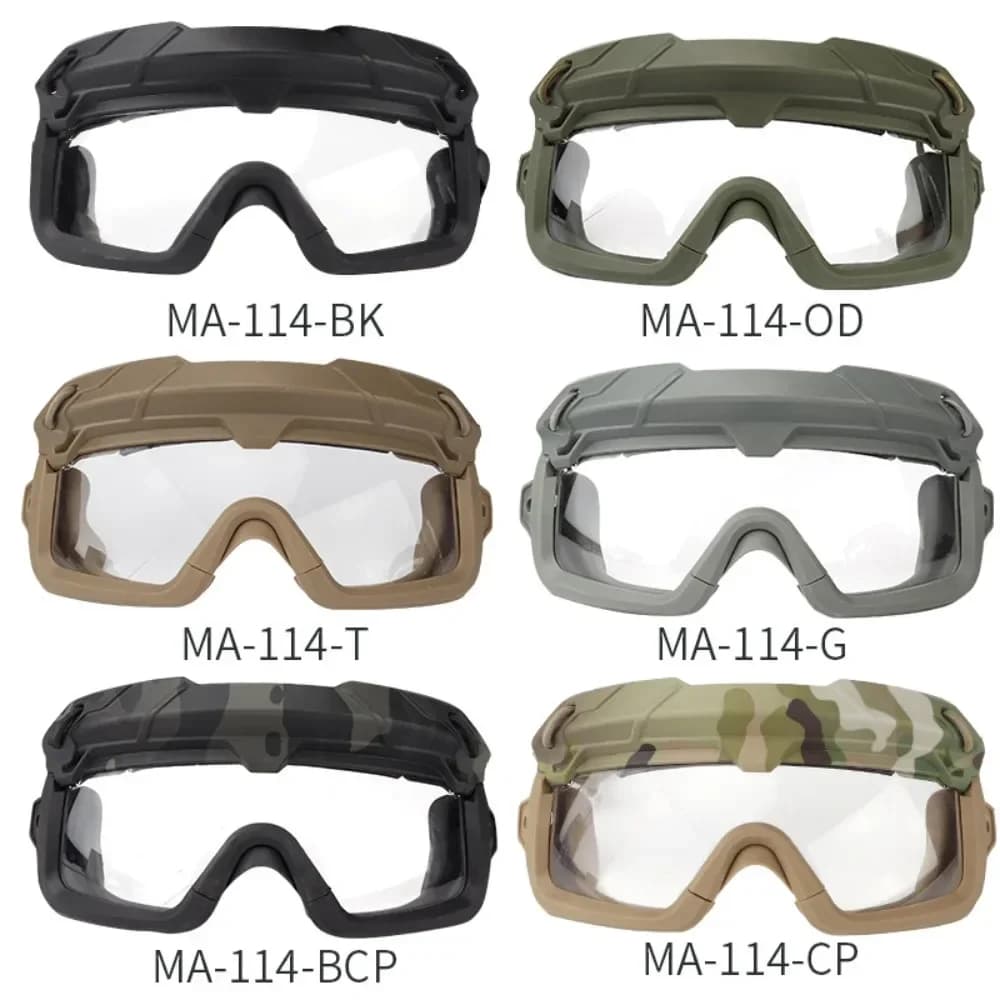 Lunettes de protection sportives 2 modes pour airsoft, paintball et pêche - Confort unisexe