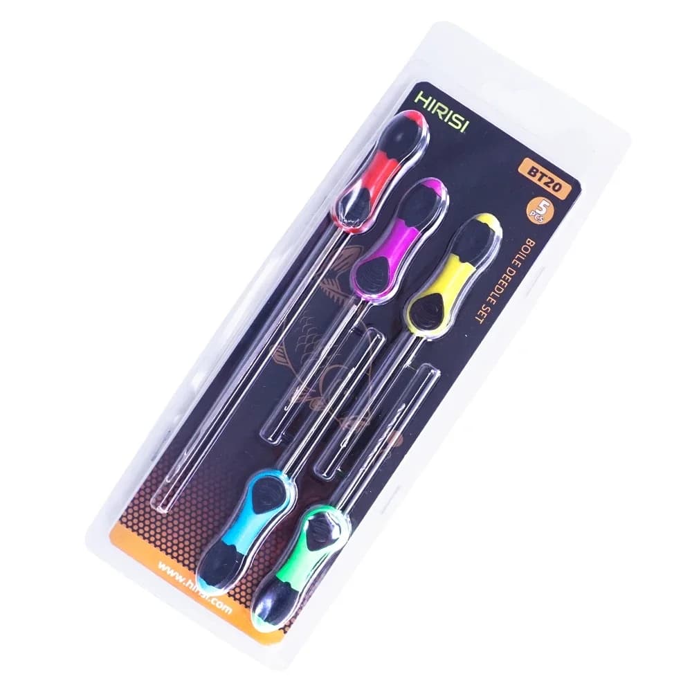 Kit de 5 aiguilles à appâts pour la pêche à la carpe, montages pop up boilie
