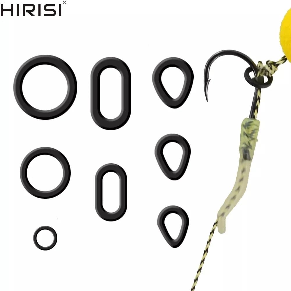 60 anneaux pour boilies et hair rigs pêche carpe - accessoires montages method feeder et pop ups
