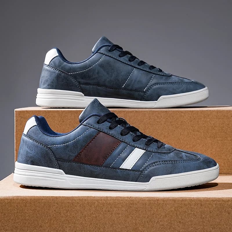 Chaussures de pêche homme à orteils larges en cuir, confortables pour marcher pieds nus, chaussures plates décontractées